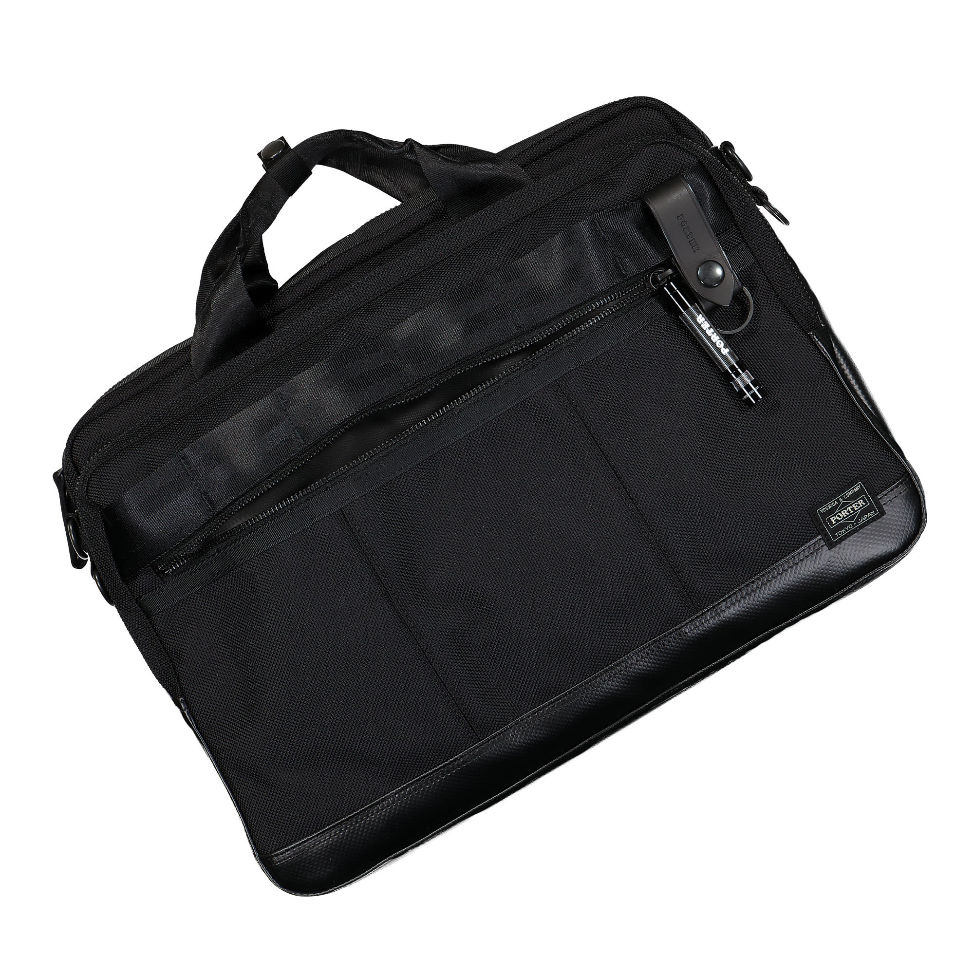 Porter-Yoshida & Co. Heat 2Way Briefcase Black Briefcases & Messenger Bags Detailfoto | Overkill