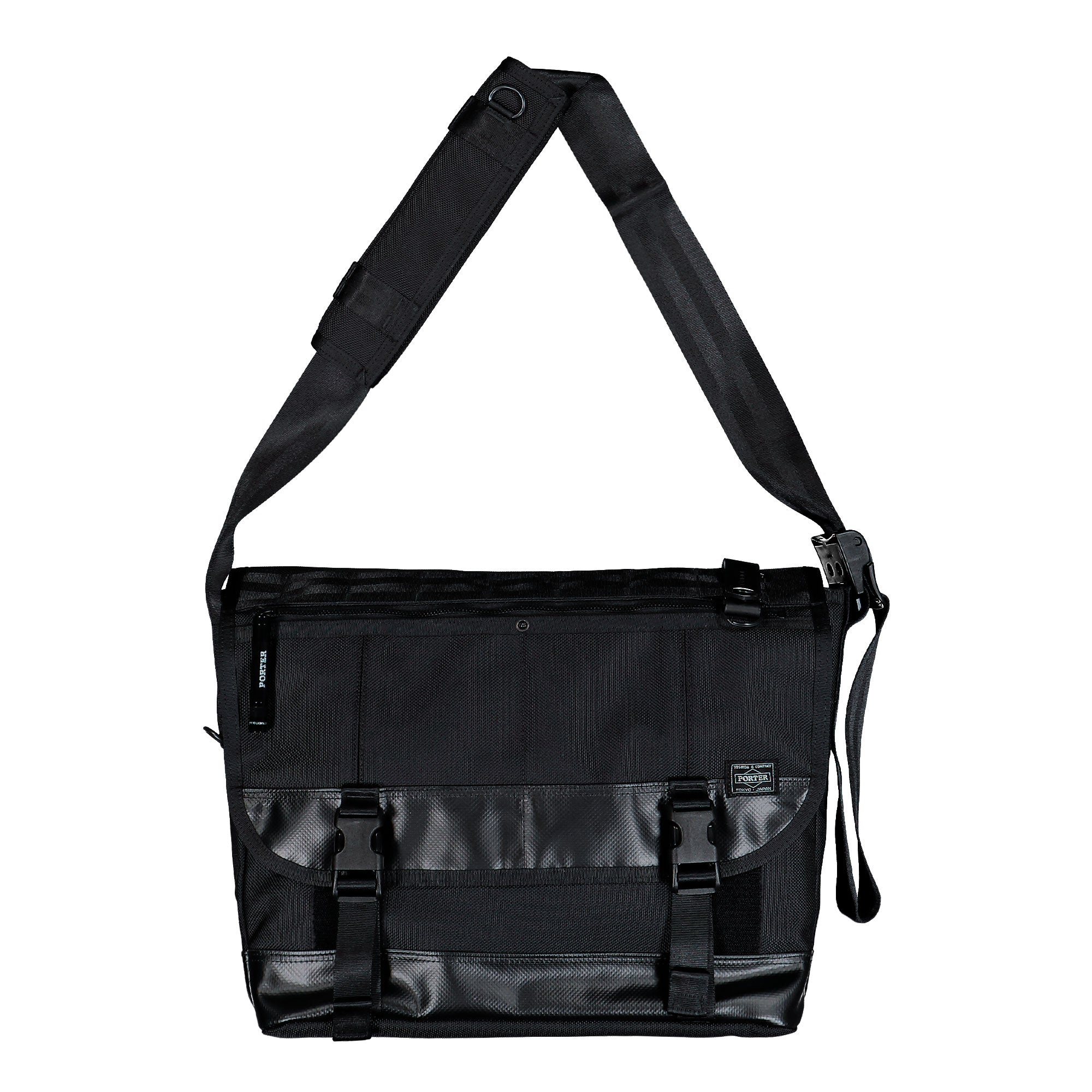Porter-Yoshida & Co. Heat Messenger Bag (L) Black Briefcases & Messenger Bags 703-07967-10 | Overkill