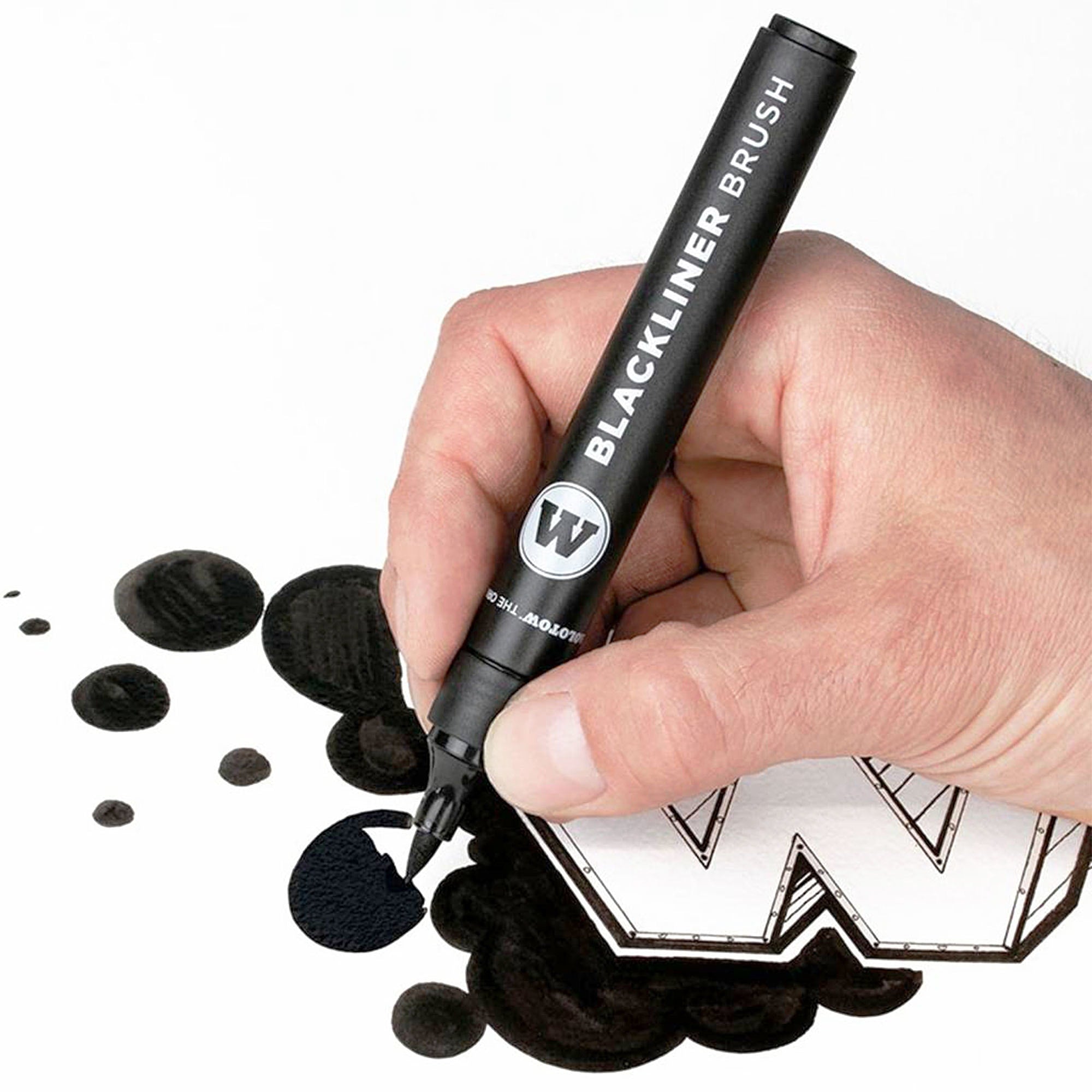 Molotow blackliner brush marker 0 Marker  Material | Overkill