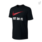 Nike Sportswear JDI Swoosh Tee Black / Varsity Red T-Shirts 707360 010 | Overkill