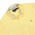 Polo Ralph Lauren Slim-Fit Oxford Shirt Yellow Shirts Close-up | Overkill