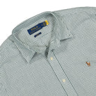 Polo Ralph Lauren Slim-Fit Oxford Shirt Green / White Shirts Close-up | Overkill