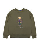 Polo Ralph Lauren Classics Long Sleeve Polo Bear Sweatshirt Expedition Olive Sweatshirts 710853308027 | Overkill