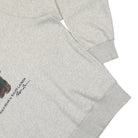 Polo Ralph Lauren Long Sleeve Polo Bear Sweatshirt Hoodie Heather Grey Hoodies Detailfoto | Overkill