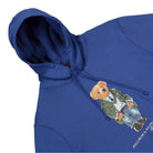 Polo Ralph Lauren Polo Bear Fleece Hoodie Beach Royal Blue Hoodies Close-up | Overkill