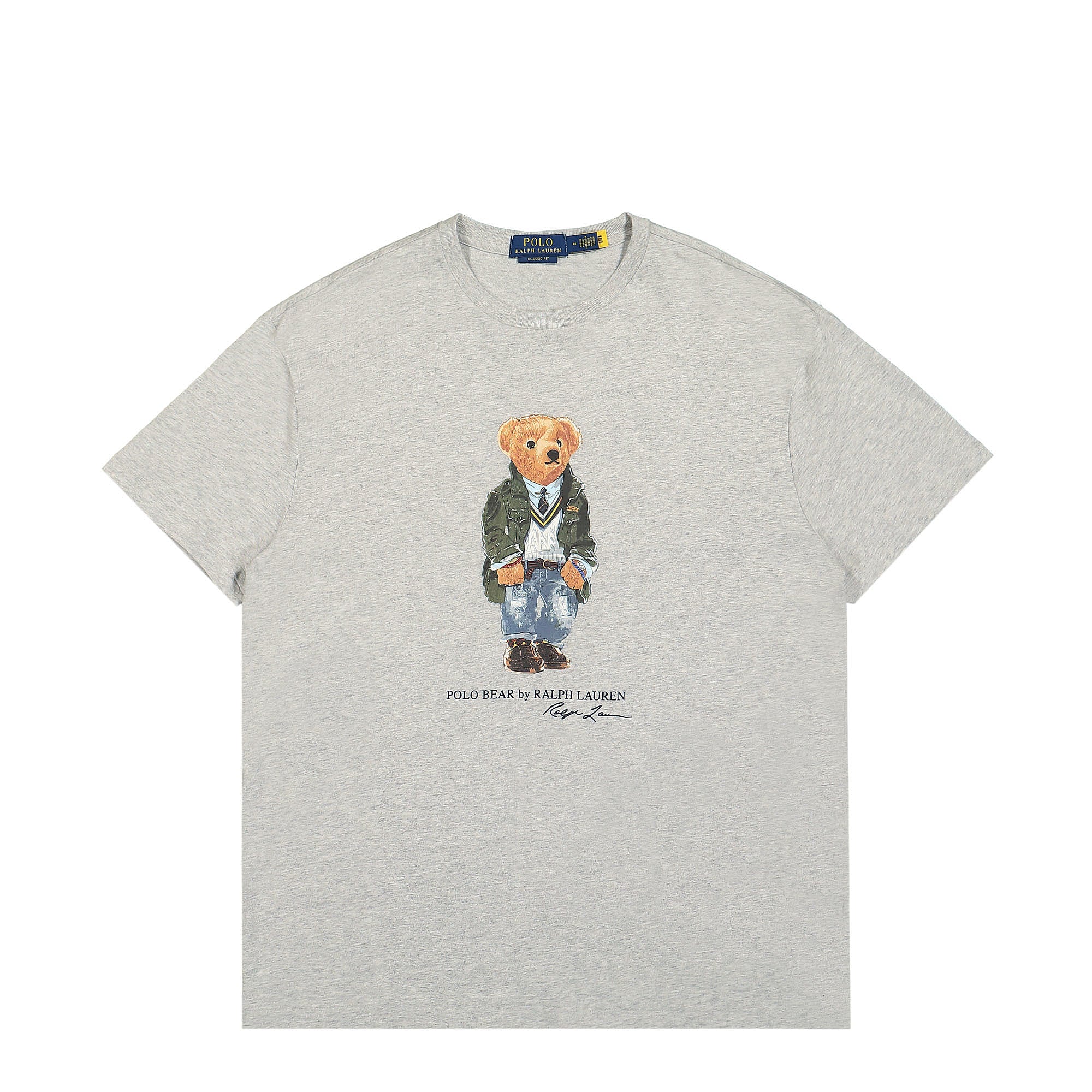 Polo Ralph Lauren Short Sleeve Polo Bear T-Shirt Andover Heather T-Shirts 710854497035 | Overkill