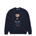 Polo Ralph Lauren Long Sleeve Polo Bear Sweater Navy Sweatshirts 710860374001 | Overkill