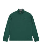 Polo Ralph Lauren Long Sleeve Half-Zip Moss Agate / Barcly HTR Longsleeves 710877001009 | Overkill
