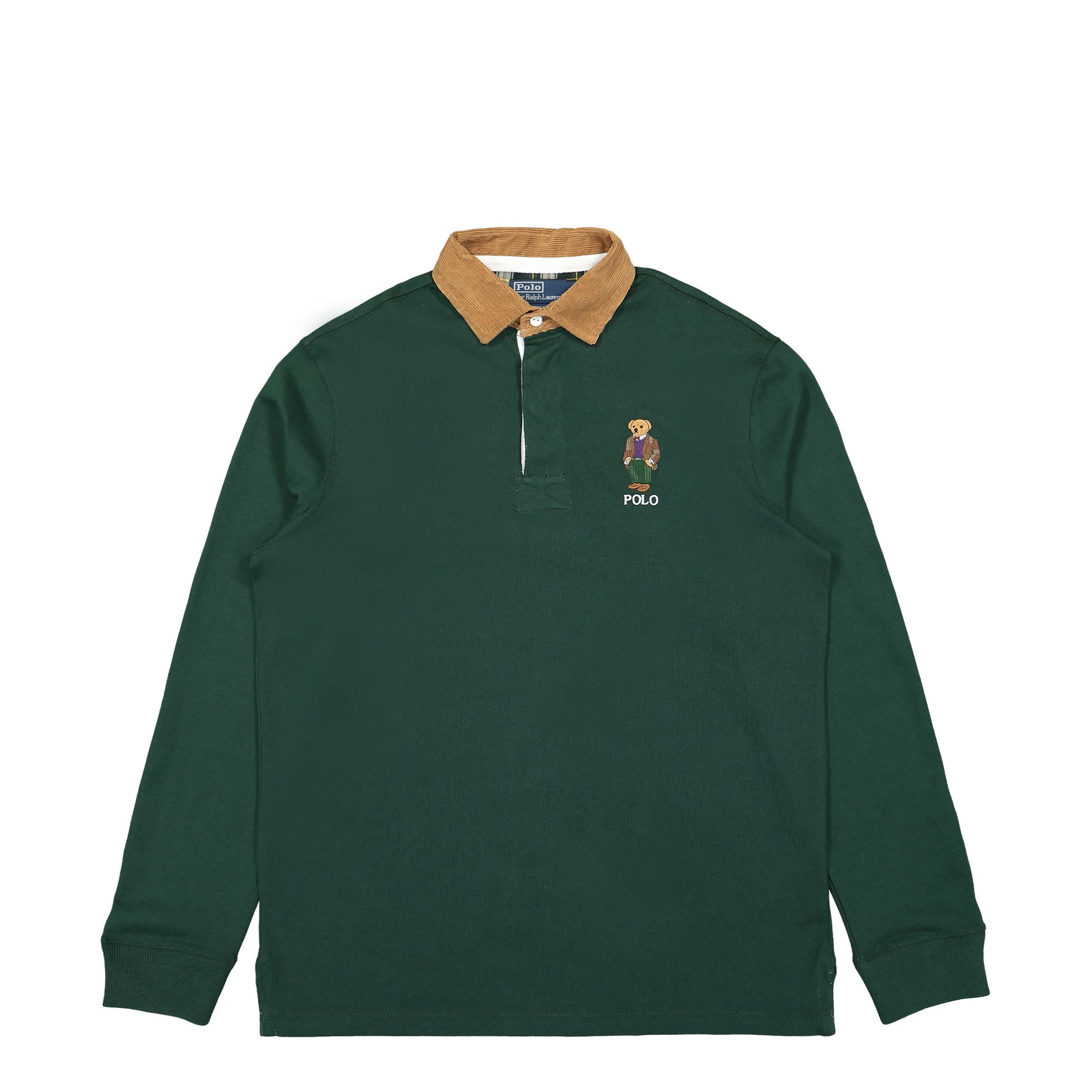 Polo Ralph Lauren Long Sleeve Polo Bear Rugby Shirt College Green Longsleeves 710878638003 | Overkill