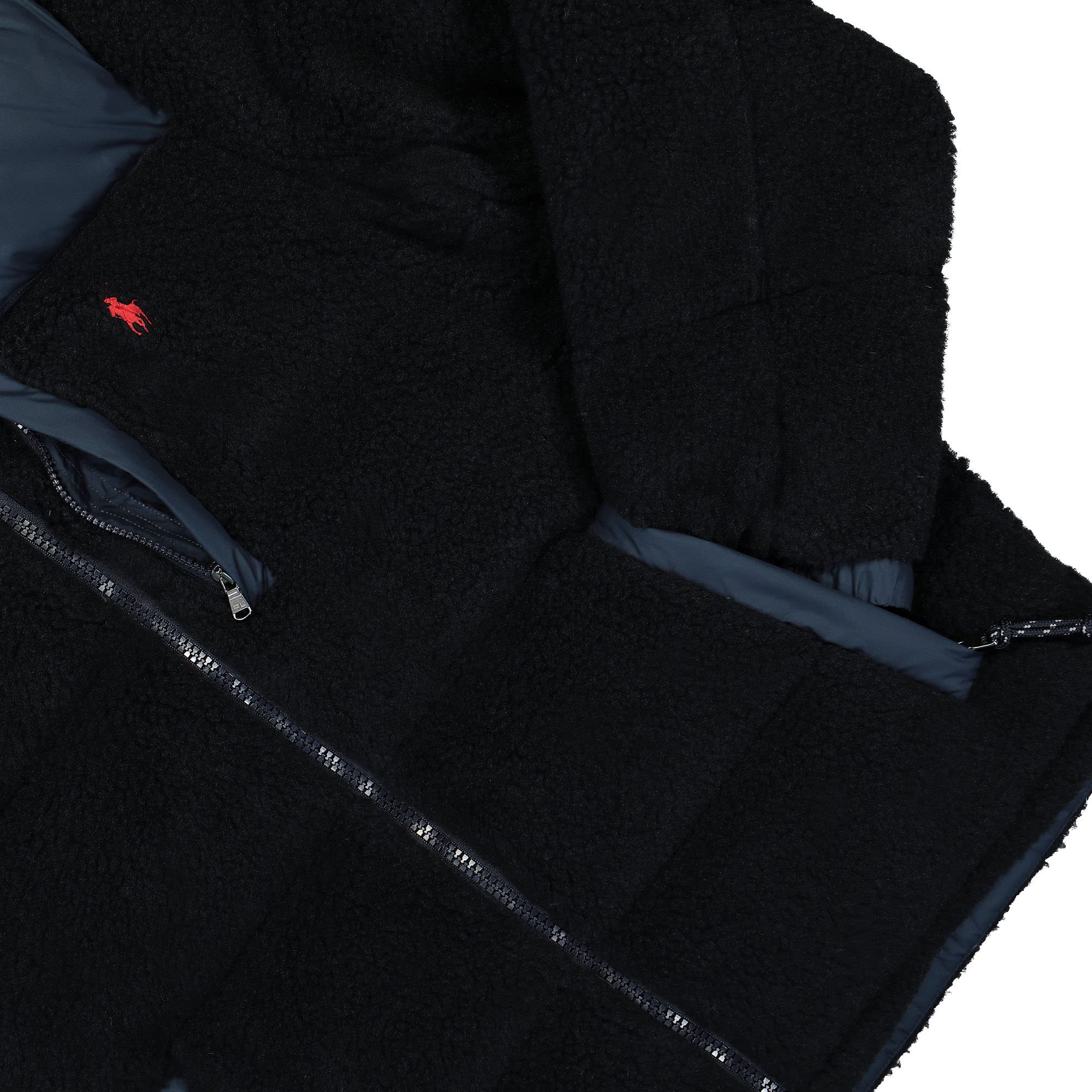 Polo Ralph Lauren Hi-Pile Elcap Insulated Coat Collection Navy Jackets Detailfoto | Overkill