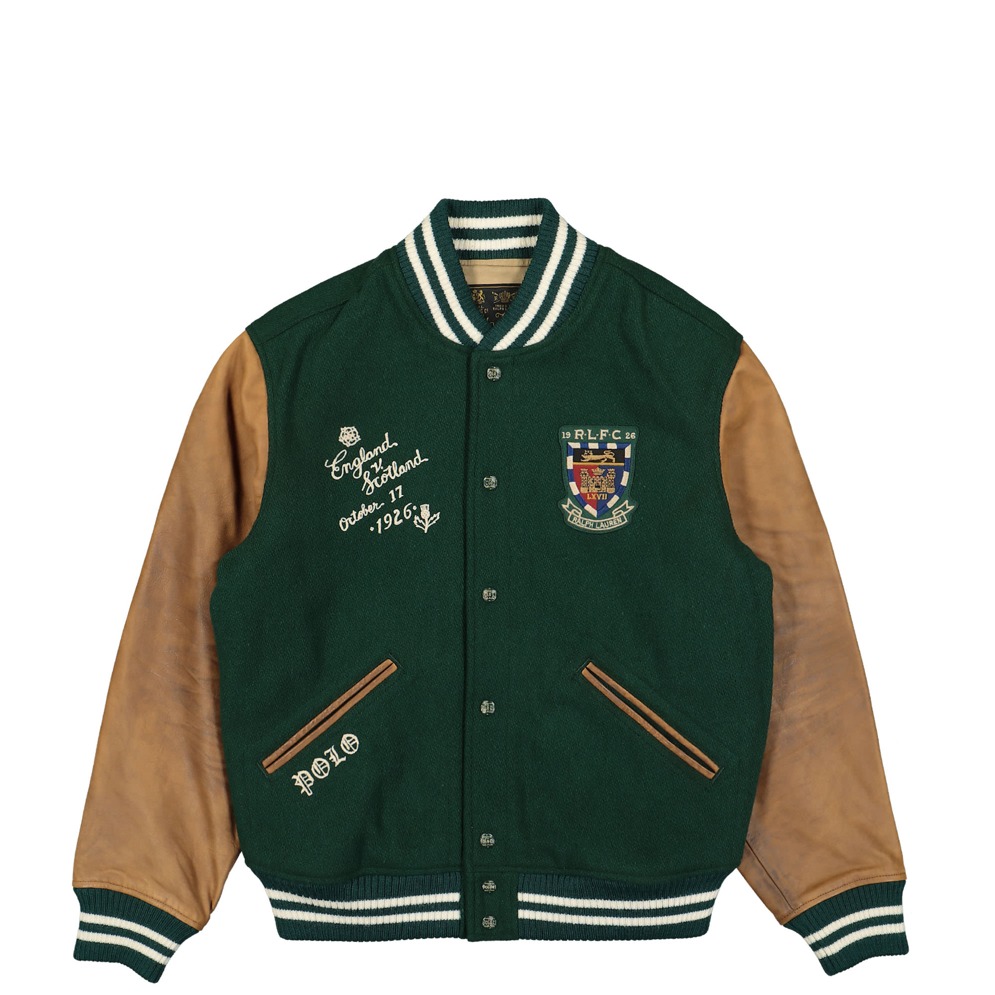 【希少】Polo Ralph Lauren バーガンディ ジャケット M Polo Ralph Lauren Varsity Lined Bomber Jacket 710916063001 | OVERKILL
