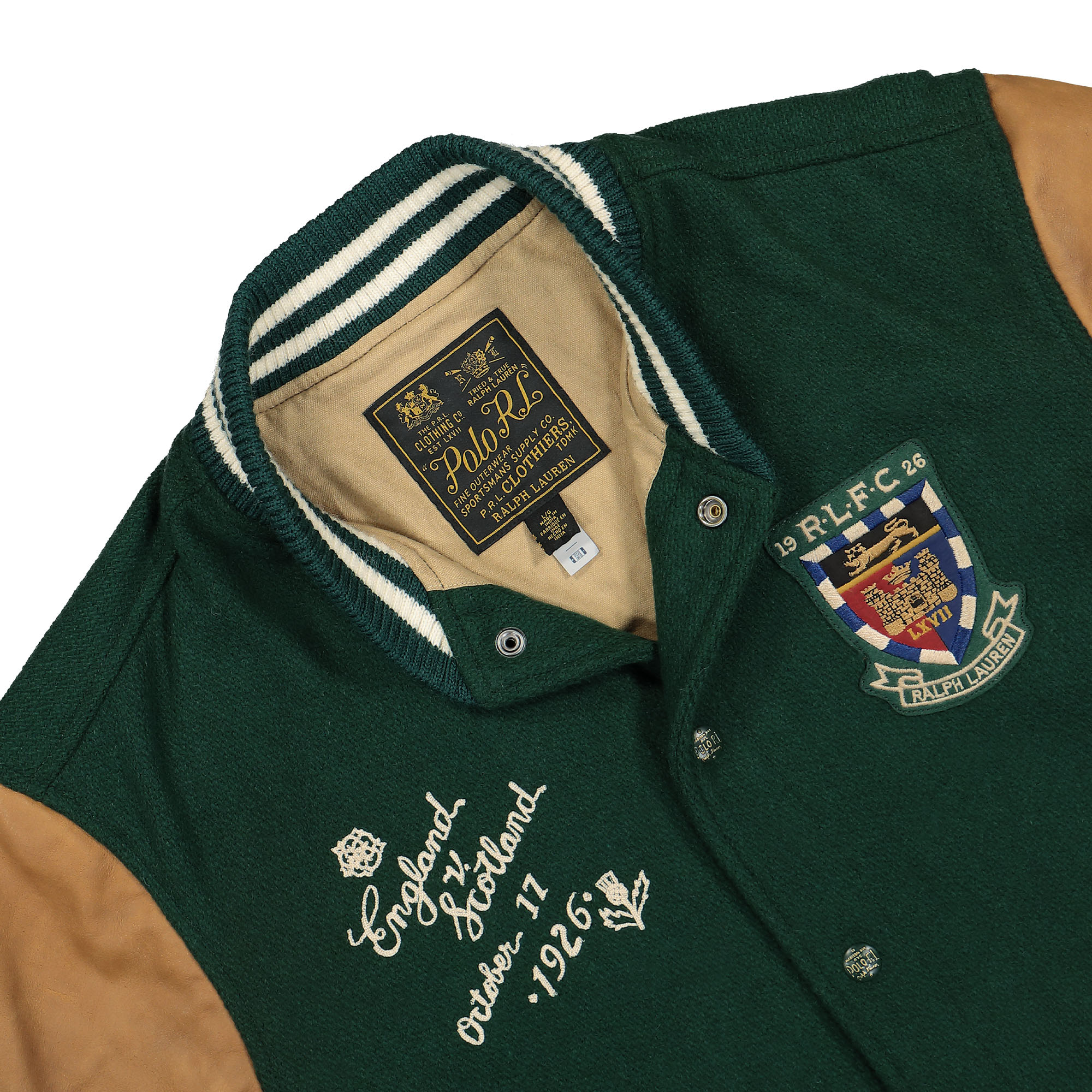 Polo Ralph Lauren Varsity Lined Bomber Jacket 710916063001 | OVERKILL