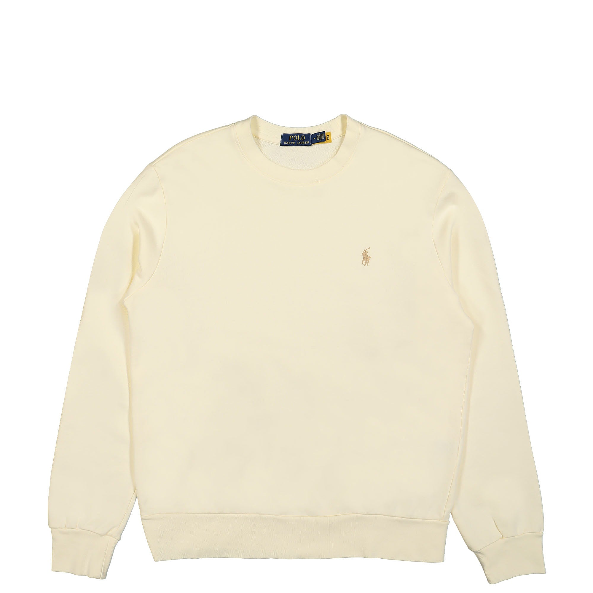 Polo Ralph Lauren Classics Long Sleeve Sweatshirt Clubhouse Cream Sweatshirts 710916689003 | Overkill