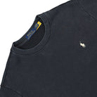 Polo Ralph Lauren Classics Long Sleeve Sweatshirt Faded Black Canvas Sweatshirts Close-up | Overkill