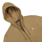 Polo Ralph Lauren Classics Long Sleeve Full-Zip Sweatshirt Hoodie Rustic Tan Hoodies Close-up | Overkill