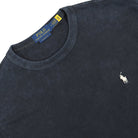 Polo Ralph Lauren Classic-Fit Jersey T-Shirt Faded Black Canvas T-Shirts Close-up | Overkill