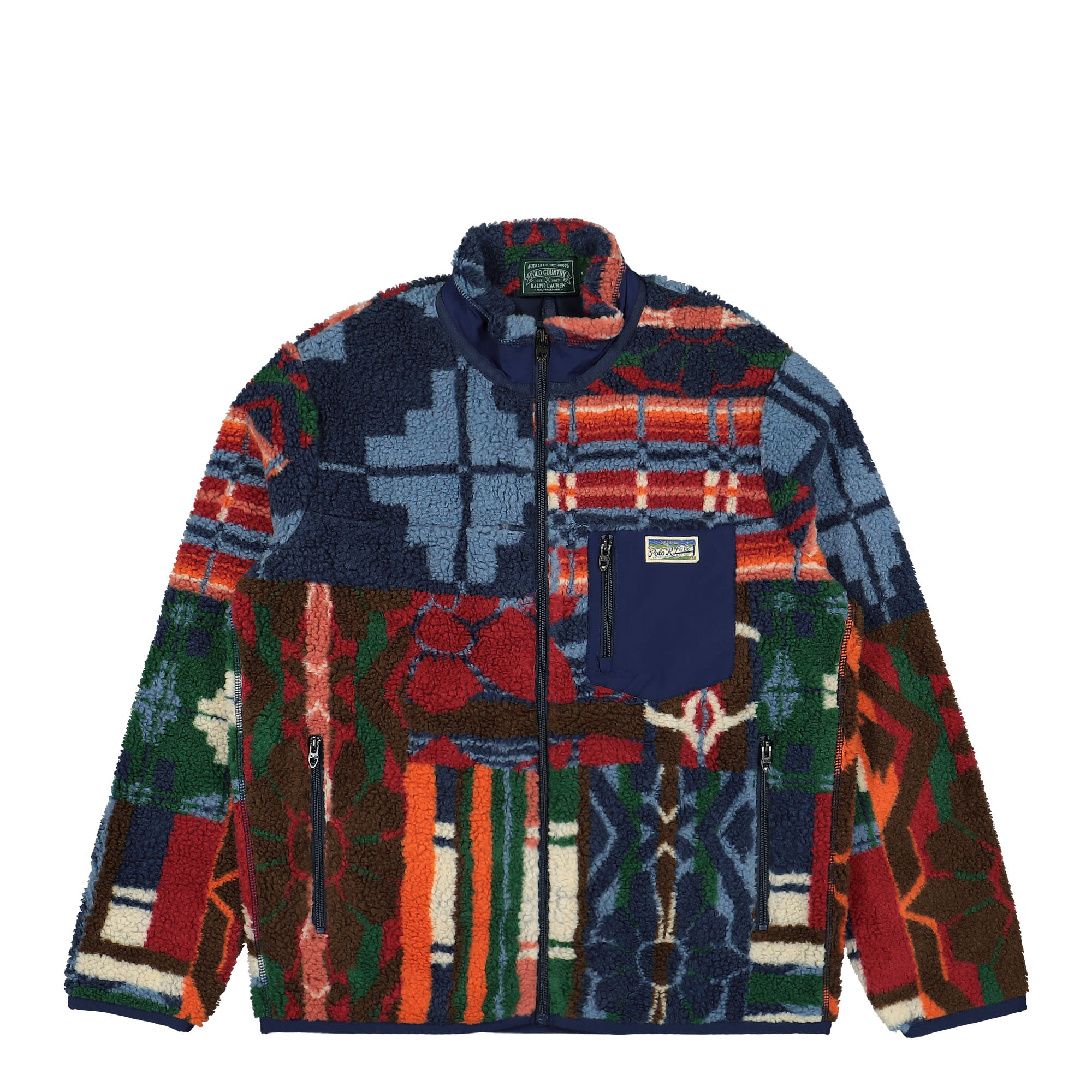 Polo Ralph Lauren Hi-Pile Jacquard Full-Zip Jacket 710920300001 Polo Ralph Lauren Hi-Pile Jacquard Full-Zip Jacket 710920300001