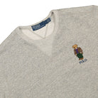 Polo Ralph Lauren Classics Long Sleeve Polo Bear Sweatshirt Heather Grey Sweatshirts Close-up | Overkill