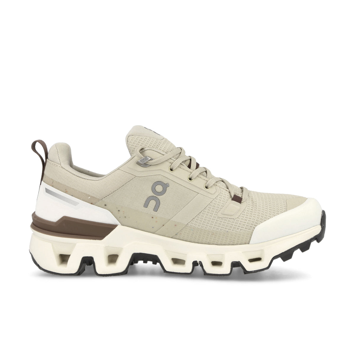 On W Cloudwander Waterproof Sand / Ivory Low Top Sneakers  Silhouette | Overkill