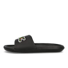 Lacoste croco slide Black-Green Slides, Sandals & Slippers 738CMA00731B4 | Overkill