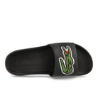 Lacoste croco slide Black-Green Slides, Sandals & Slippers  Detailfoto | Overkill