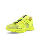Lacoste L003 Active RWY 123 1 SMA Yellow Low Top Sneakers  Close Up | Overkill