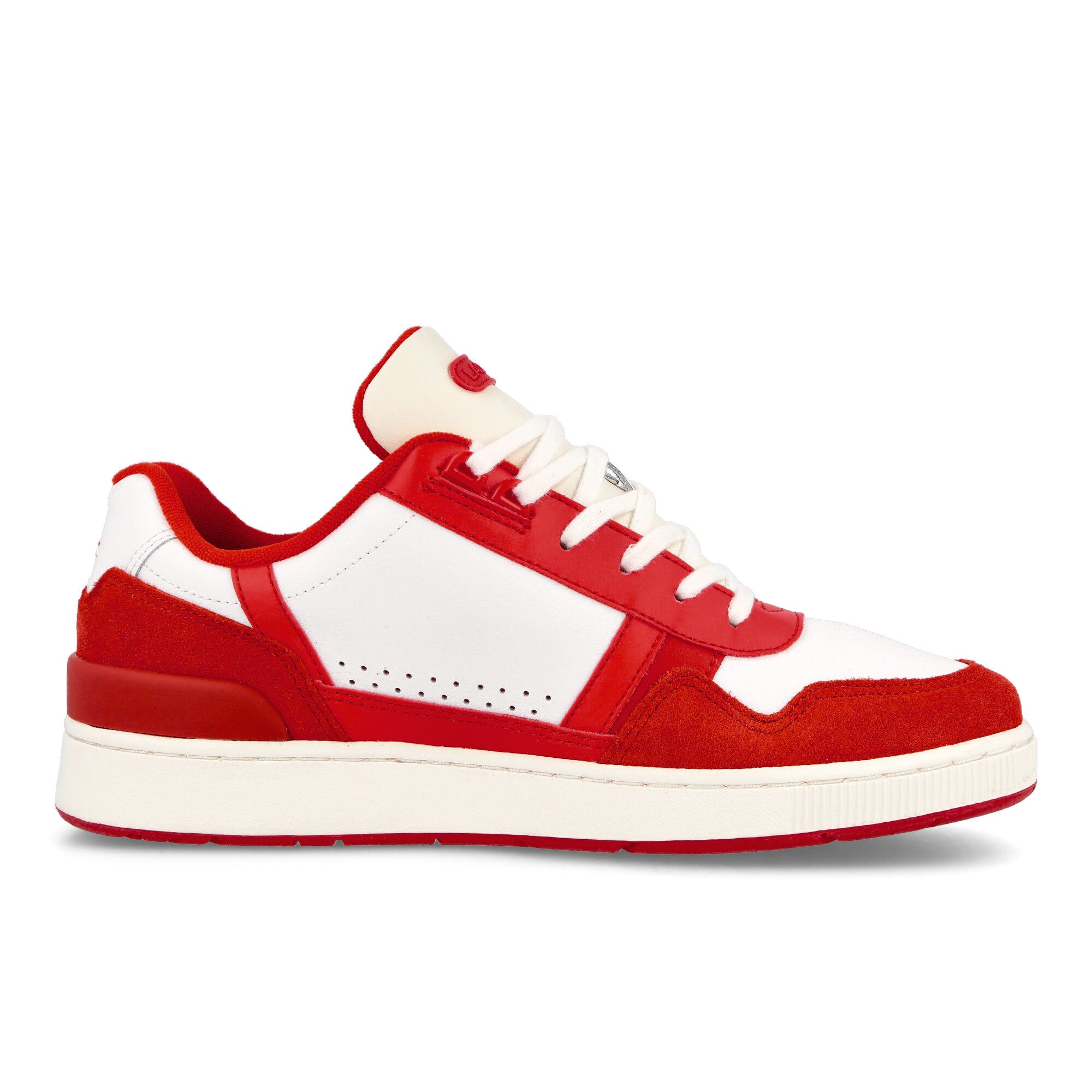 Lacoste T-Clip 123 5 SMA White-Red Low Top Sneakers  Silhouette | Overkill
