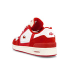 Lacoste T-Clip 123 5 SMA White-Red Low Top Sneakers  Material | Overkill