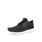 Nike Roshe NM Flyknit Premium Black / Black - Dark Grey - White Sneaker 746825 001 Close-up | Overkill
