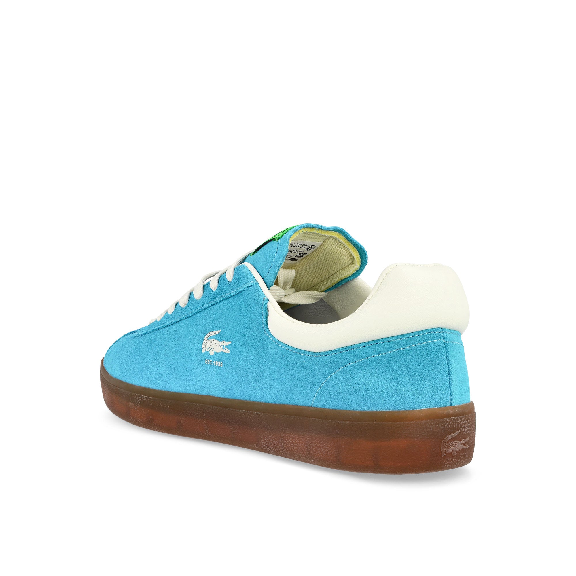 Lacoste Baseshot 124 1 SMA Blue / Gum Low Top Sneakers  Material | Overkill