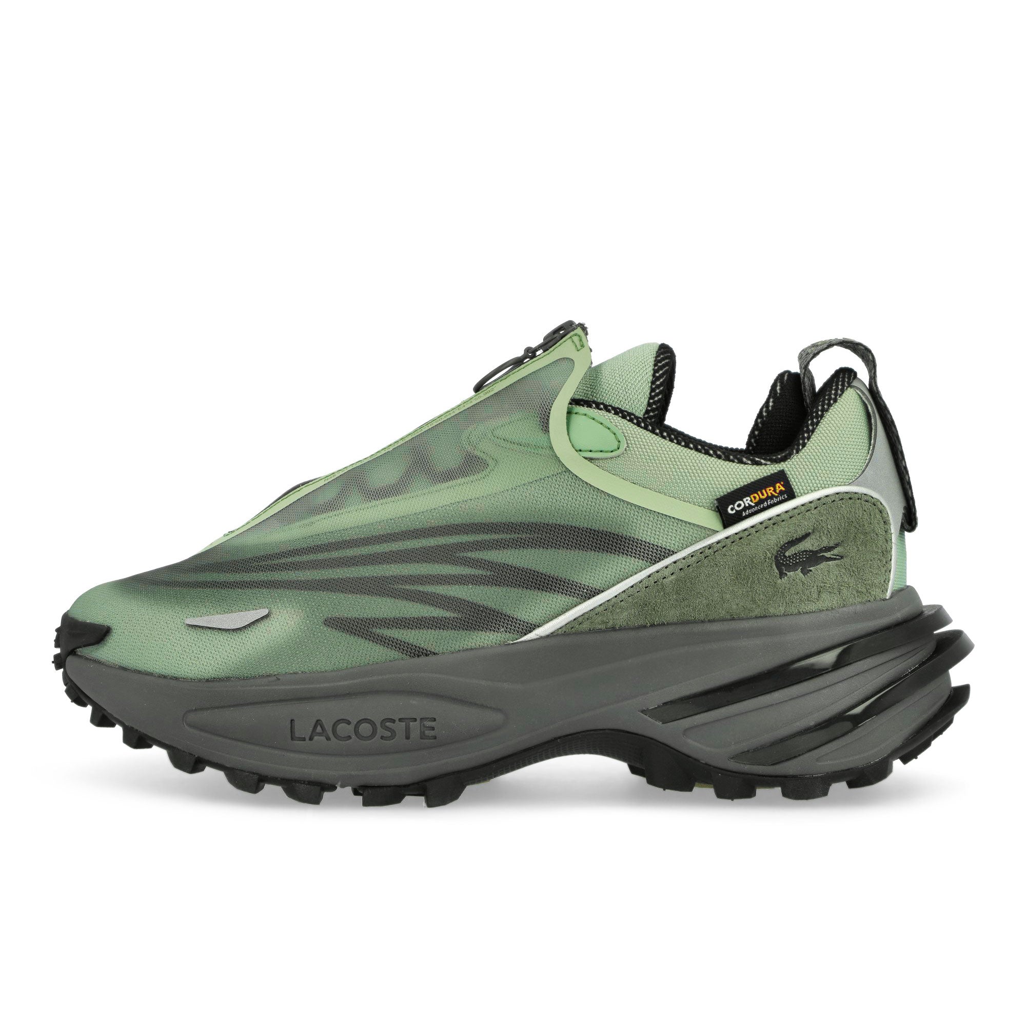Lacoste Audyssor Trail 224 2 SMA Light Green / Dark Grey Low Top Sneakers 748SMA0073LG5 | Overkill