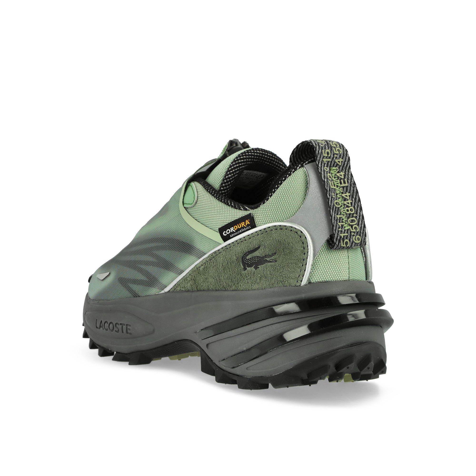 Lacoste Audyssor Trail 224 2 SMA Light Green / Dark Grey Low Top Sneakers  Material | Overkill