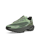 Lacoste Audyssor Trail 224 2 SMA Light Green / Dark Grey Low Top Sneakers  Close Up | Overkill