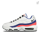 Nike air max 95 essential White-Black - Solar Red - Ultramarine Low Top Sneakers 749766 106 | Overkill