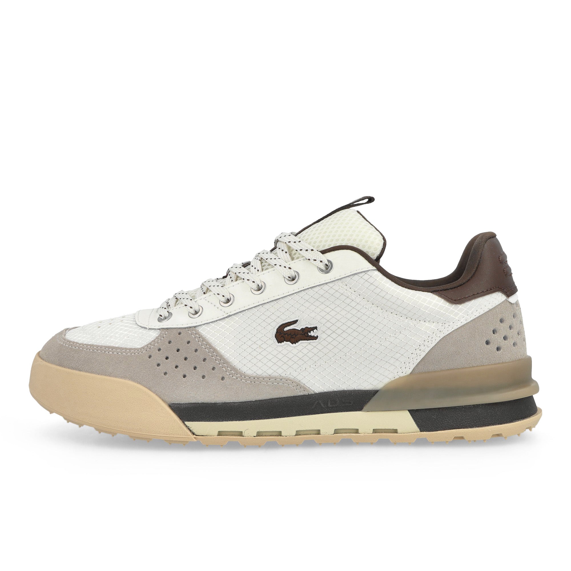 Lacoste Slam Break 226 1 SMA Off White / Dark Brown - Textile Sneaker 752SMA00162F5 | Overkill
