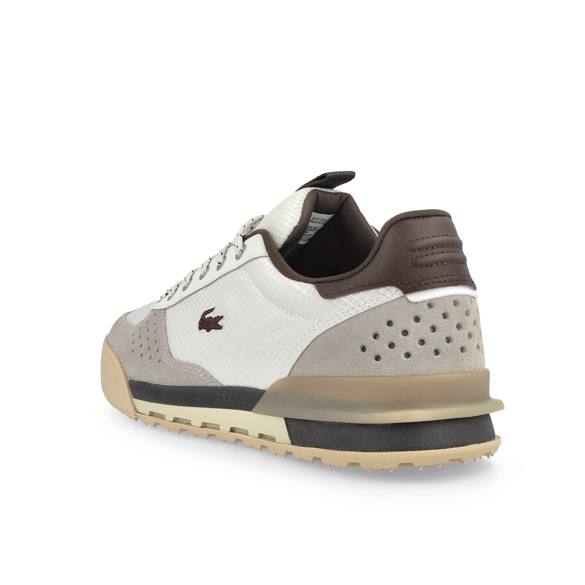Lacoste Slam Break 226 1 SMA Off White / Dark Brown - Textile Sneaker 752SMA00162F5 Material | Overkill
