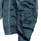 Alpha Industries MA-1 Base Flight Bomber Jacket Denim Blue Bomber & Varsity Jackets 756111-439 Detail View 2 | Overkill
