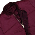 Alpha Industries MA-1 Base Flight Jacket Dark Cherry Bomber Jacket 756111-608 Detailfoto | Overkill
