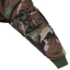 Alpha Industries MA-1 Base Flight Jacket Wdl Camo 65 Bomber Jacket 756111C-408 Detail View 2 | Overkill

