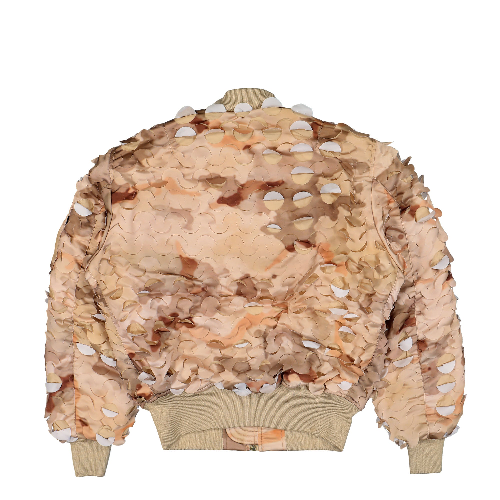 Alpha Industries MA-1 ULCANS Flight Jacket Sentinel Desert Camo Bomber & Varsity Jackets 756123-901 Close-up | Overkill
