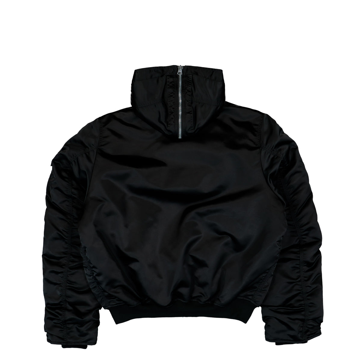 Alpha Industries N-2B Base UV Winter Jacket Black Jacket 758101-03 Close-up | Overkill
