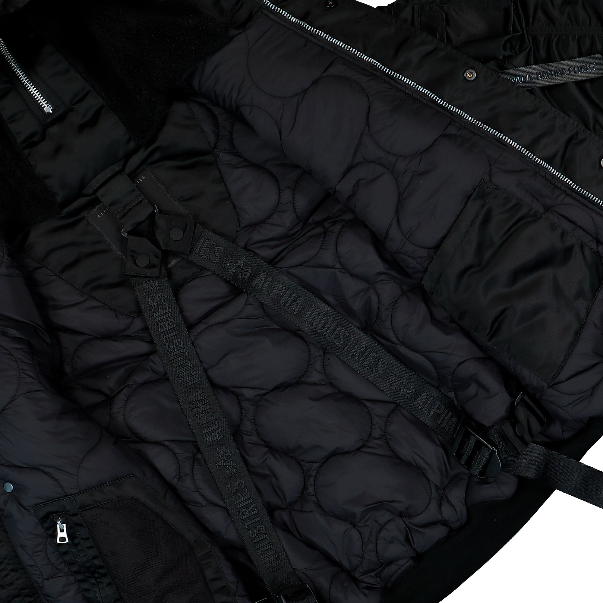 Alpha Industries N-2B Base UV Winter Jacket Black Jacket 758101-03 Detail View 3 | Overkill
