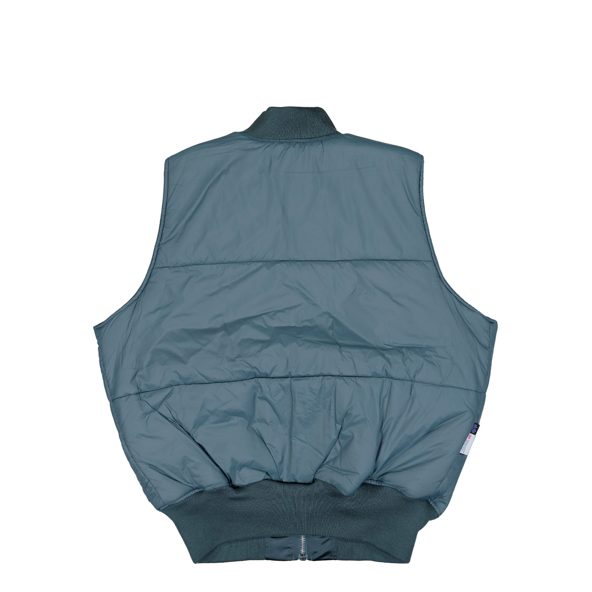 Alpha Industries MA-1 Base Vest Denim Blue Vests 758102-439 Detail View 4 | Overkill
