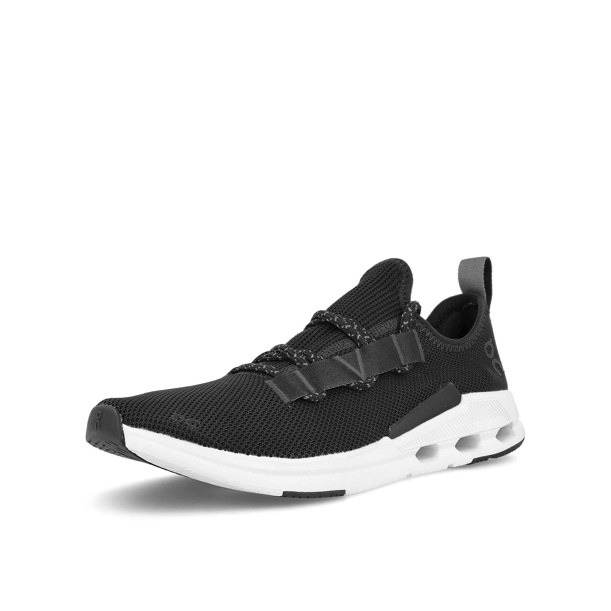 On cloudeasy Black / Rock Low Top Sneakers  Close Up | Overkill