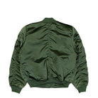Alpha Industries MA-1 UV Bomber Jacket Sage Green Bomber & Varsity Jackets 766027-01 Close-up | Overkill
