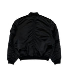 Alpha Industries MA-1 UV Bomber Jacket Black Bomber Jacket 766027-03 Close-up | Overkill
