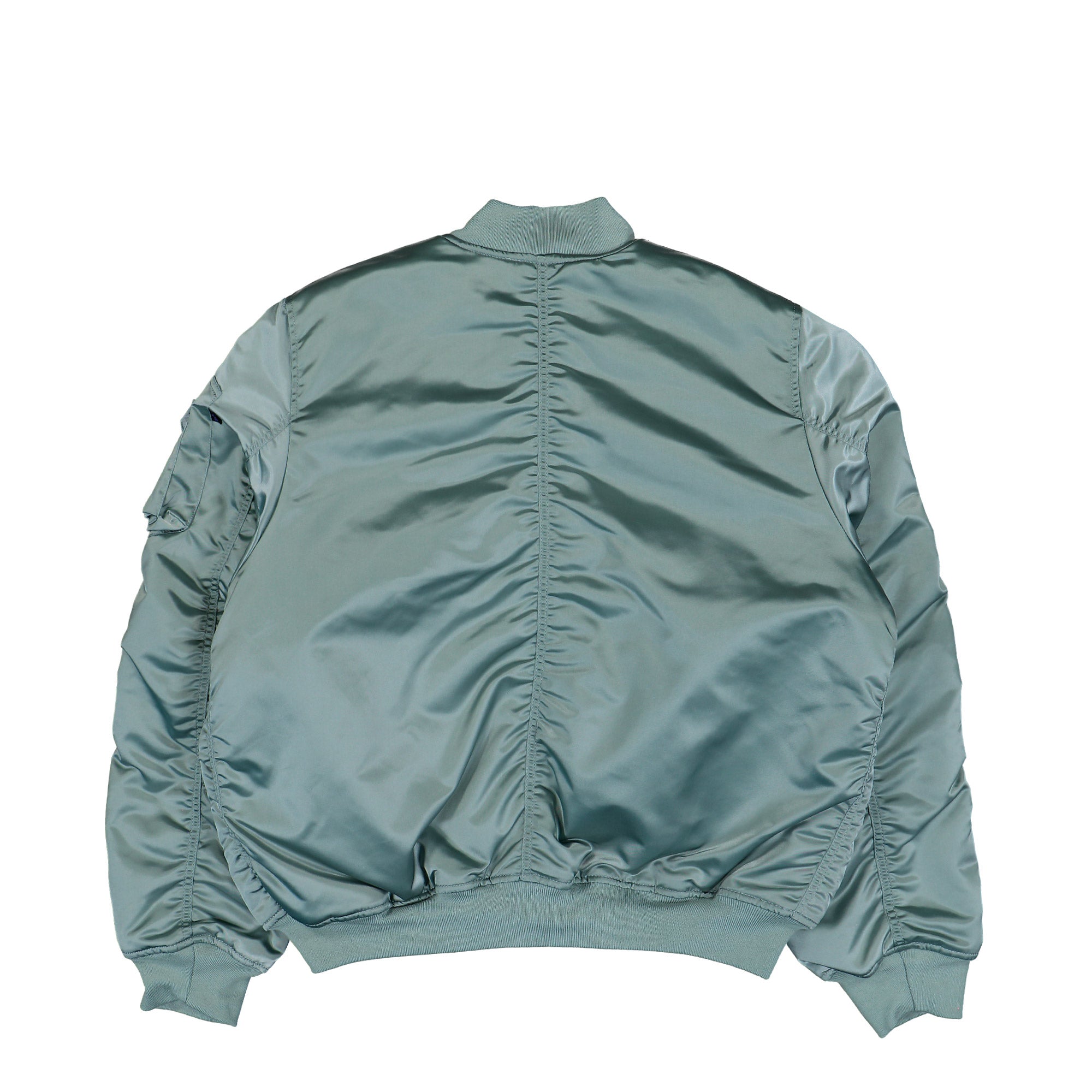 Alpha Industries MA-1 UV Bomber Jacket Silverblue Bomber Jacket 766027-226 Close-up | Overkill
