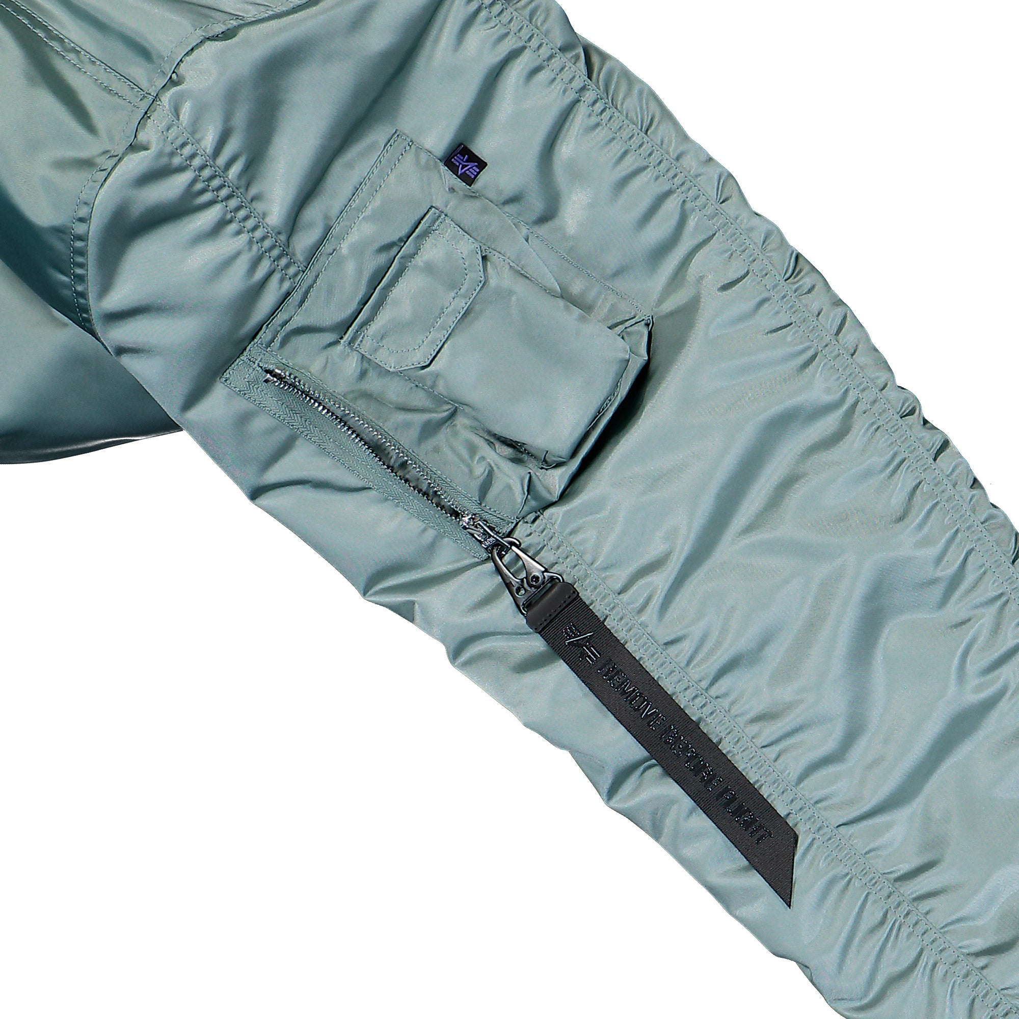 Alpha Industries MA-1 UV Bomber Jacket Silverblue Bomber Jacket 766027-226 Detail View 2 | Overkill
