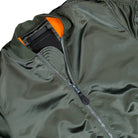 Alpha Industries MA-1 UV Bomber Jacket Vintage Green Bomber Jacket 766027-432 Detailfoto | Overkill
