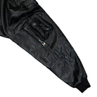 Alpha Industries CWU-36 / P Leather UV Bomber Jacket Black Jacket 768002-03 Detail View 2 | Overkill
